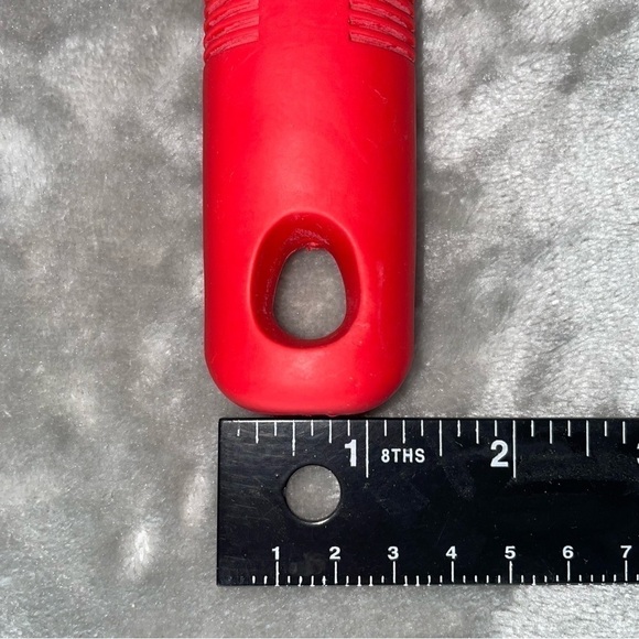 Adaptive Extra Large Red Grip Stainless Steel Silverware Utensil Set (4 Pc) - Picture 8 of 8